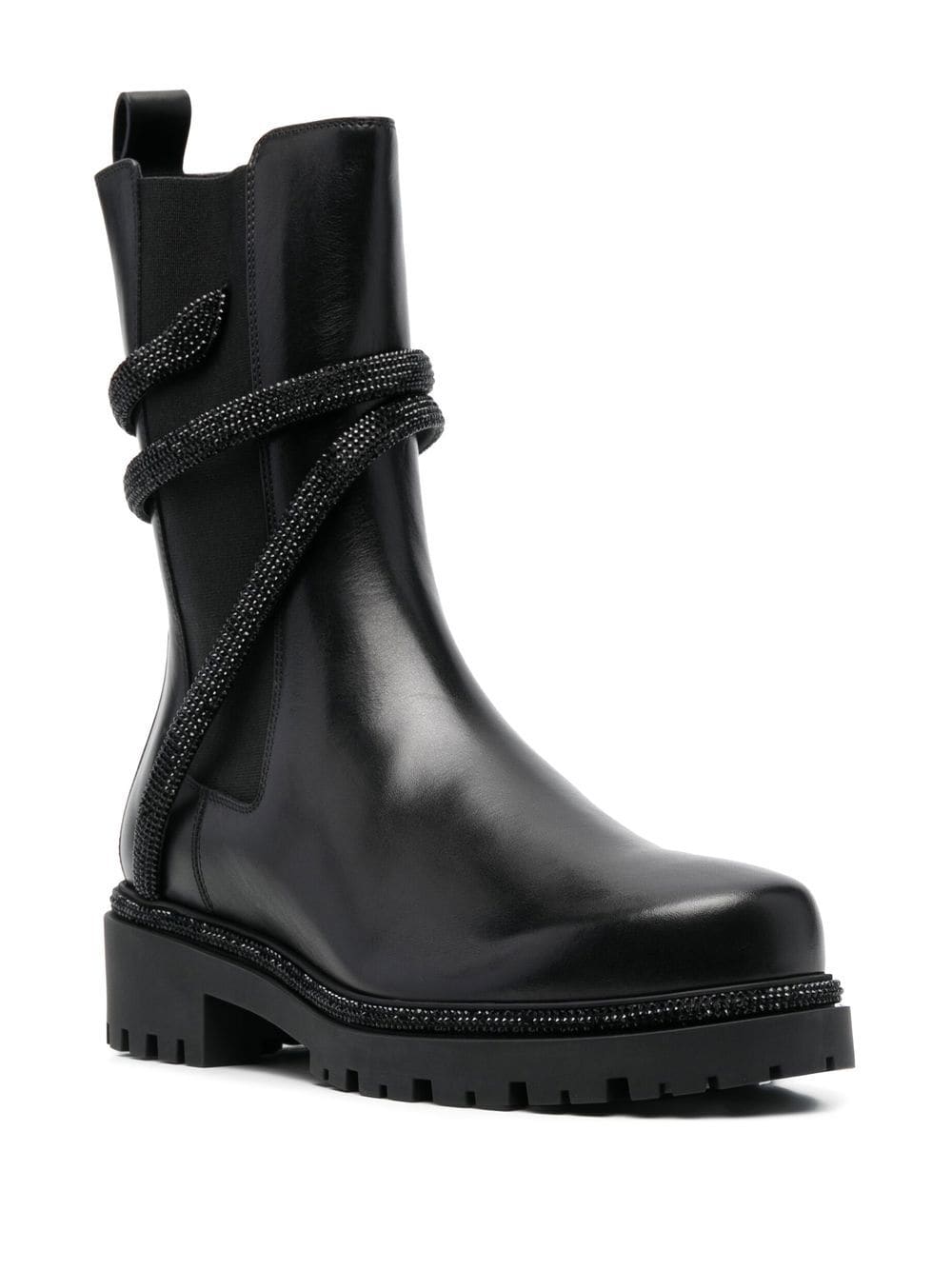 René Caovilla Boots Black leather