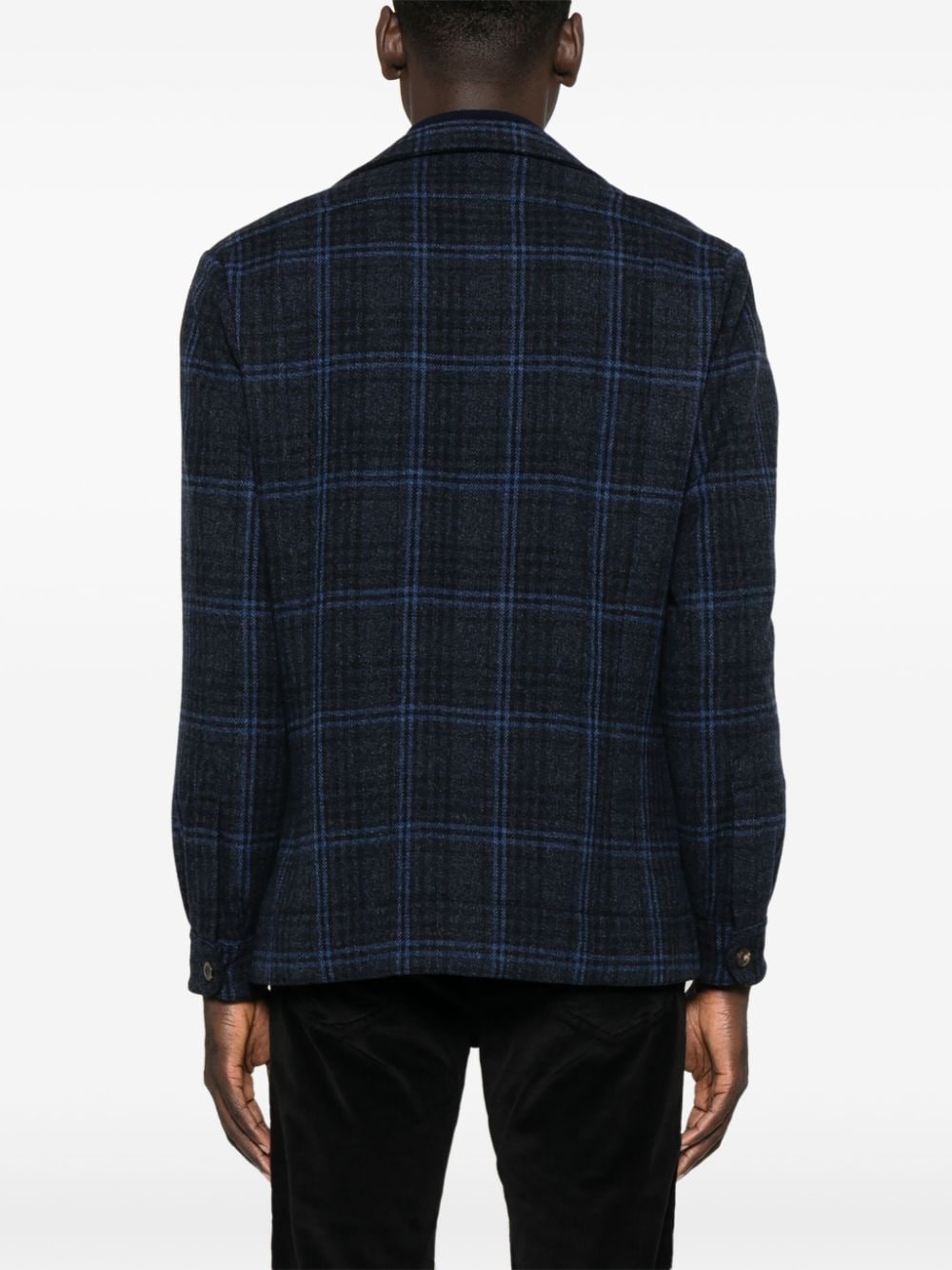 Finamore 1925 Napoli Black Virgin Wool Jacket