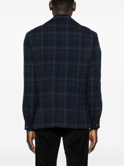 Finamore 1925 Napoli Black Virgin Wool Jacket
