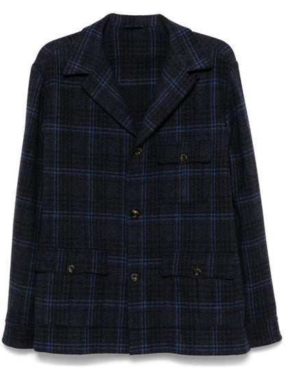 Finamore 1925 Napoli Black Virgin Wool Jacket