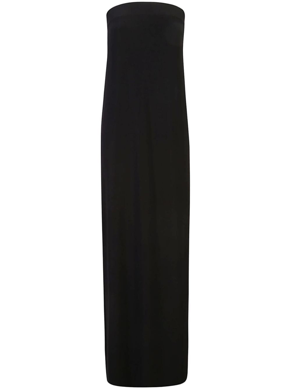 Norma Kamali Strapless Maxi Dress with Side Slit