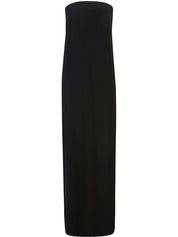 Norma Kamali Strapless Maxi Dress with Side Slit