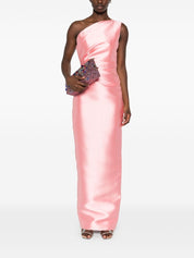 Solace London Dresses Pink one-shoulder maxi