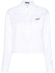 Versace Shirts White cotton poplin