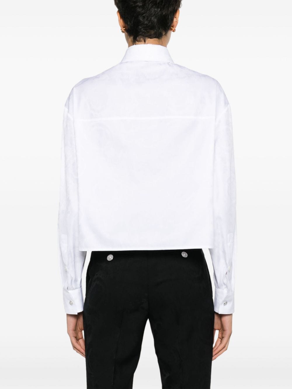 Versace Shirts White cotton poplin
