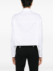 Versace Shirts White cotton poplin