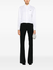 Versace Shirts White cotton poplin