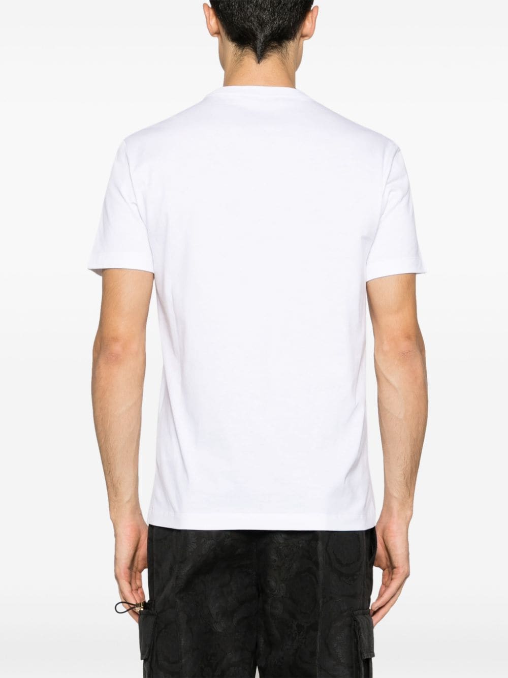 T-shirts et polos Versace en jersey de coton blanc