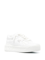 Valentino Garavani Sneakers White — Roman Stud Nappa Leather