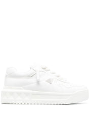 Valentino Garavani Sneakers White — Roman Stud Nappa Leather