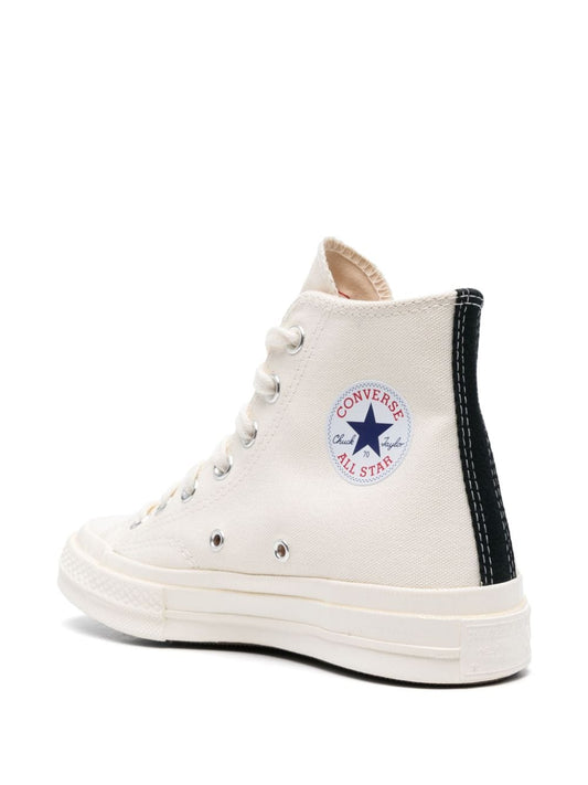 Comme des Garcons Sneakers Beige canvas — Almond-Beige Women’s Sneakers