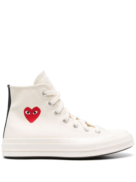 Comme des Garcons Sneakers Beige canvas — Almond-Beige Women’s Sneakers