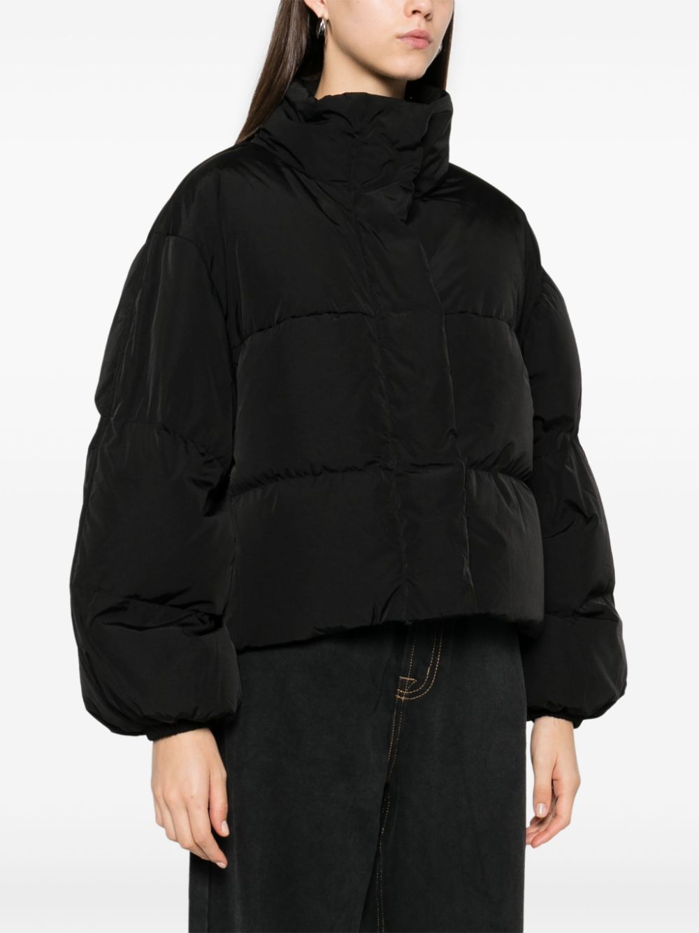 Acne Studios Coats Black padded down shell