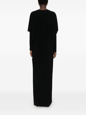 Norma Kamali Dresses Black stretch-jersey wrap style