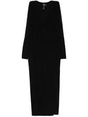 Norma Kamali Dresses Black stretch-jersey wrap style