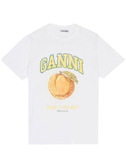 Ganni White T-Shirts & Polos — Women’s Topwear