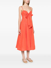 Zimmermann Dresses Red linen mid-length dress