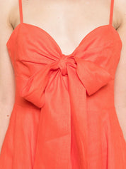 Zimmermann Dresses Red linen mid-length dress