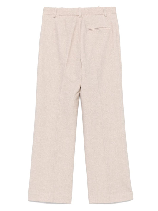 Circolo 1901 Beige Cotton-Blend Trousers