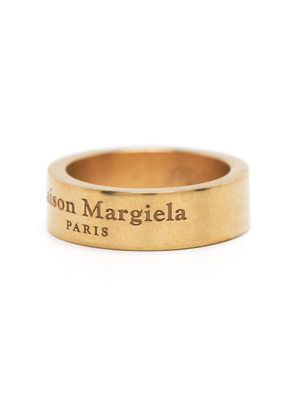 Maison Margiela Bijoux Golden ring in sterling silver