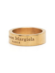Maison Margiela Bijoux Golden ring in sterling silver