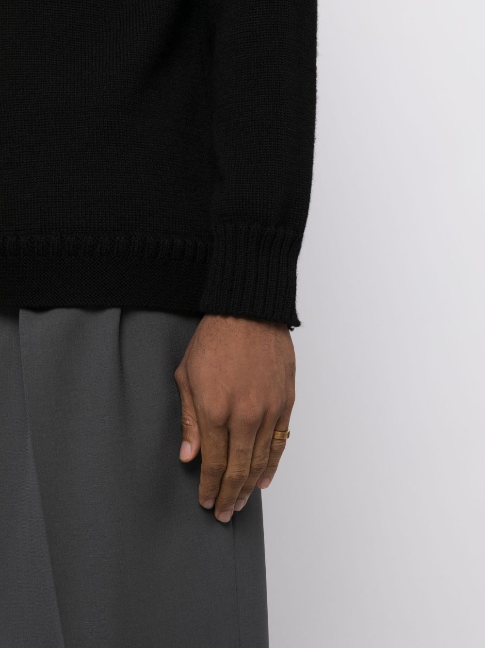 Maison Margiela Bijoux Golden ring in sterling silver