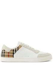 Burberry Sneakers White calf leather with Vintage Check