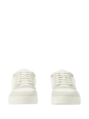Burberry Sneakers White calf leather with Vintage Check