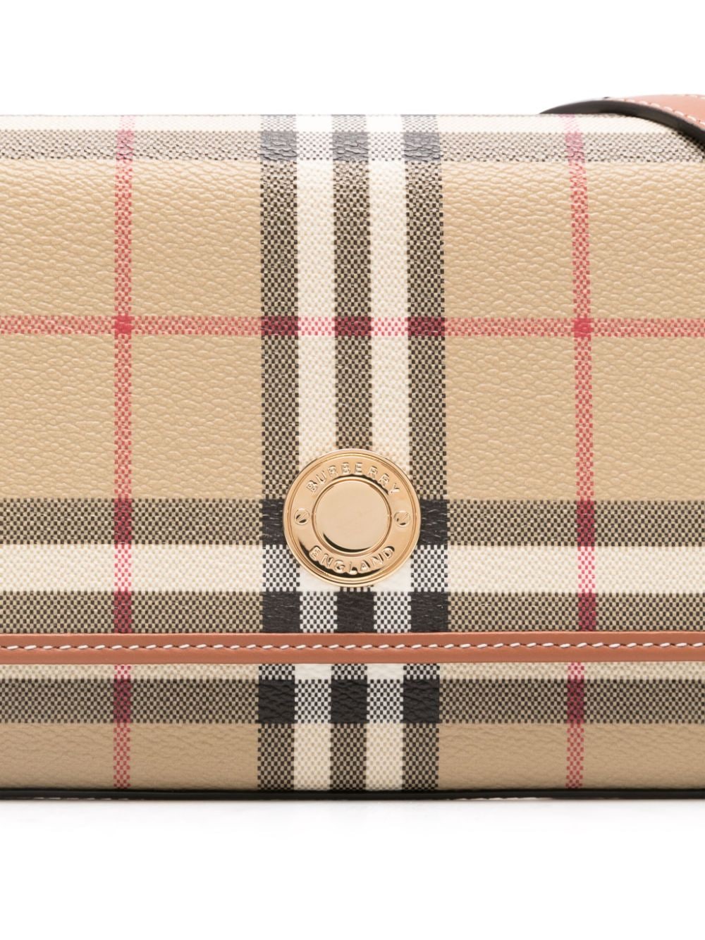Clutch Hampshire de Burberry en piel de becerro