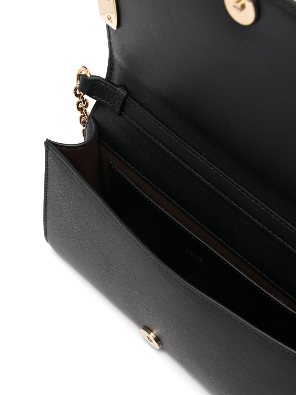 Chloé Iconic Crossbody Bag in black calf leather