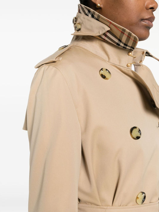 Beige Cotton Trench Coat — Burberry
