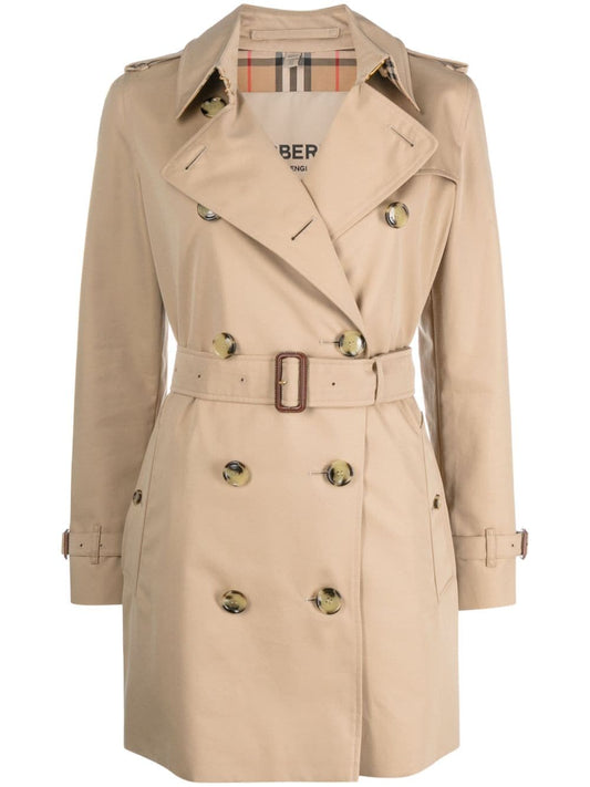 Beige Cotton Trench Coat — Burberry