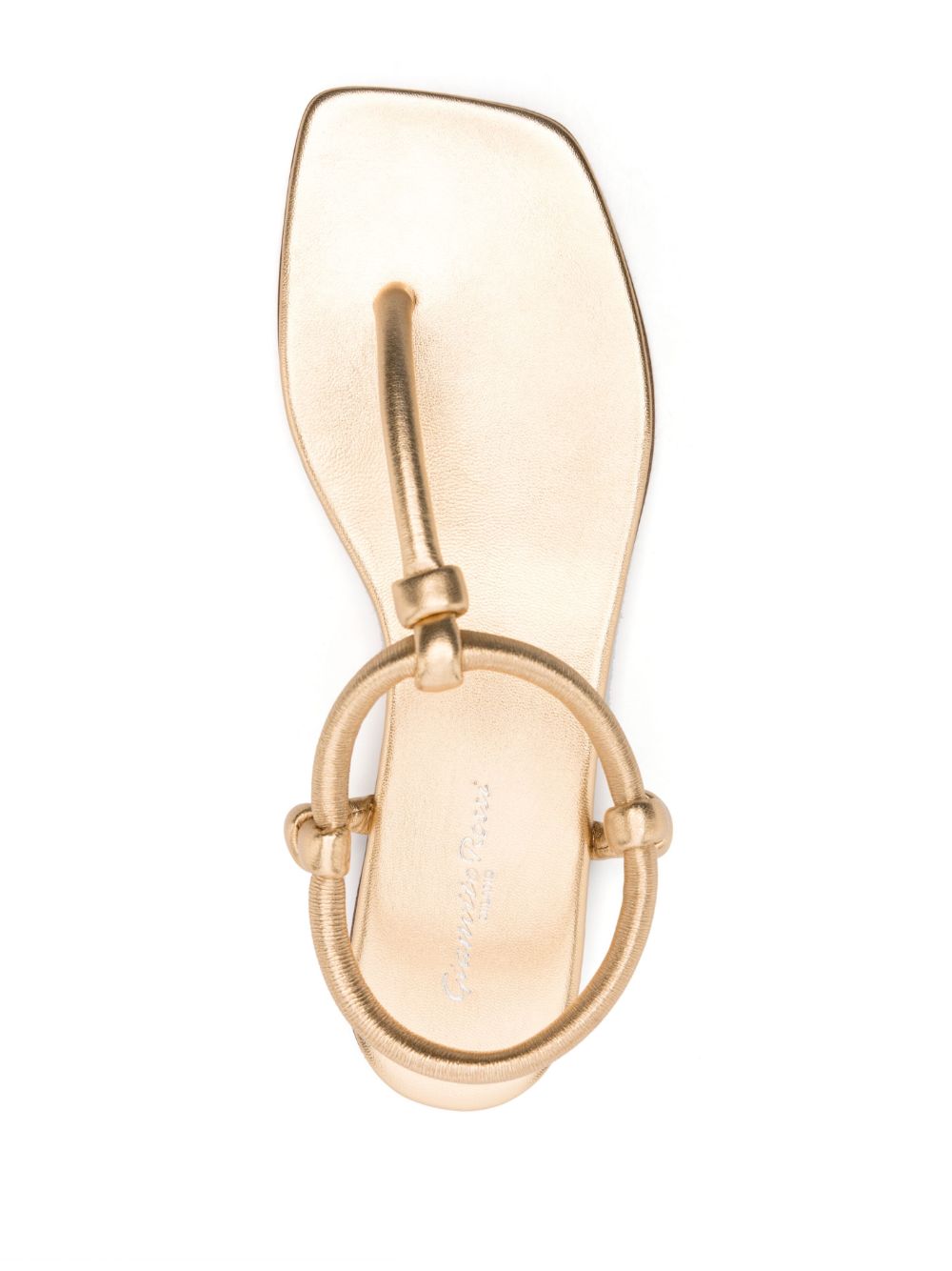 Gianvito Rossi Sandals Golden in nappa leather