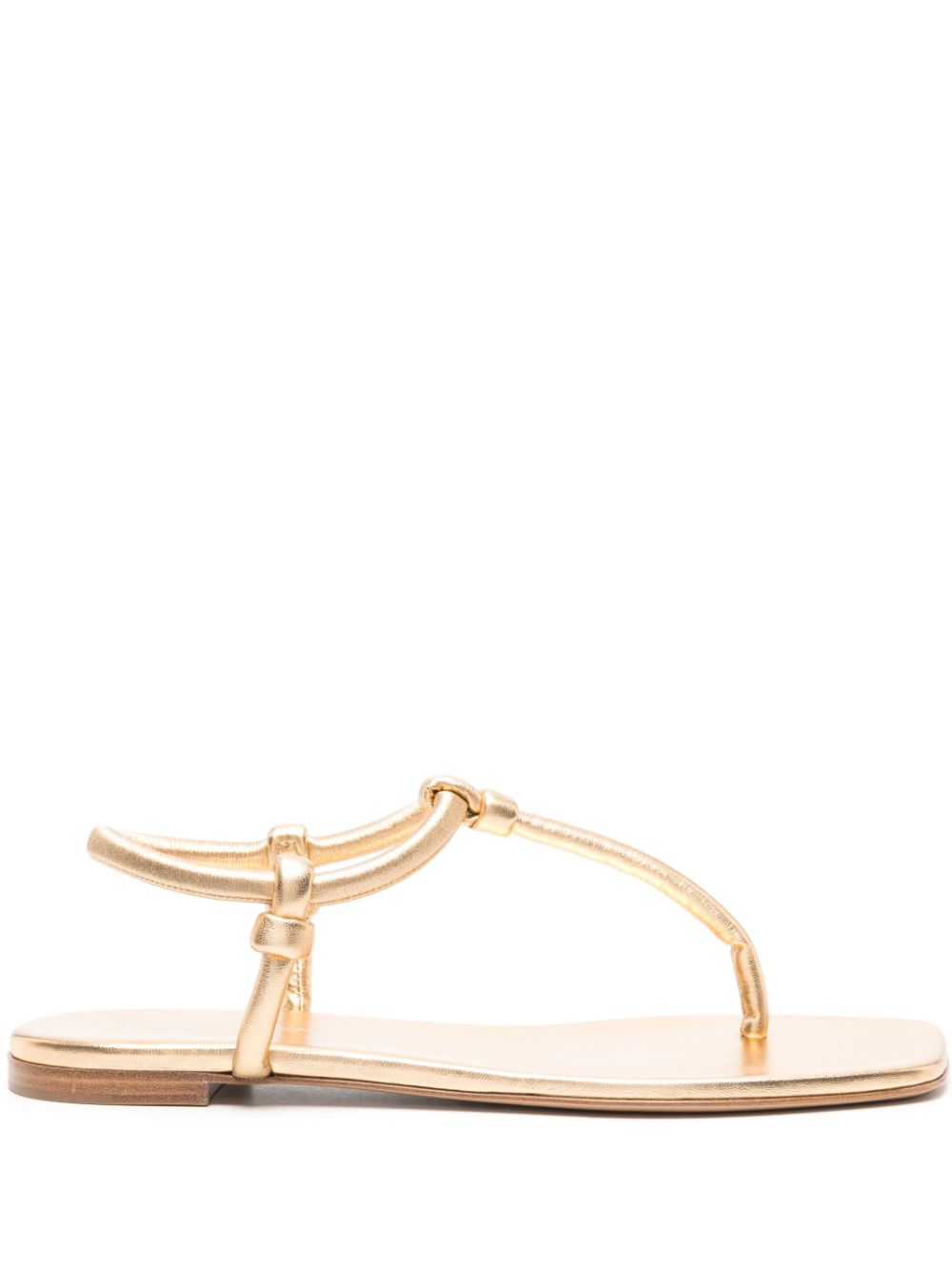 Gianvito Rossi Sandals Golden in nappa leather