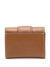 Jacquemus Wallets Leather Brown tri-fold