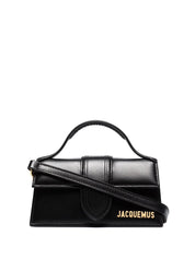 Jacquemus Le Bambino mini tote bag in black leather
