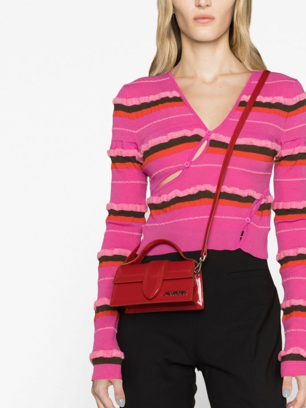 JACQUEMUS Le Bambino Leather Tote Bag