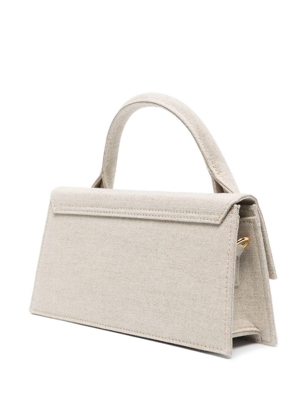 Bags.. Grey long linen handbag