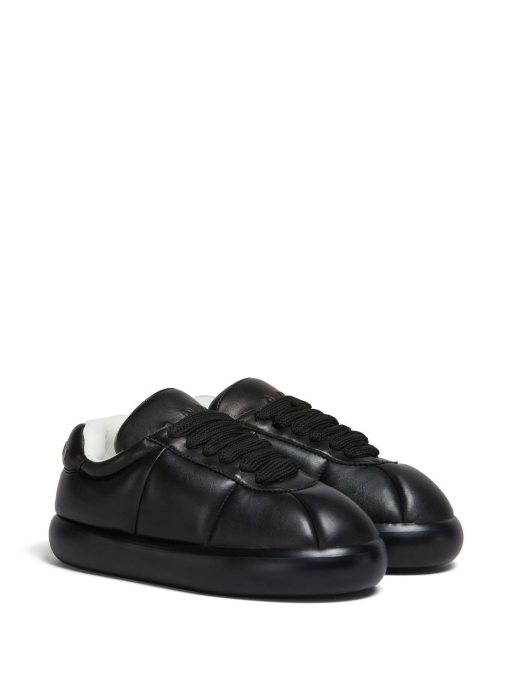 Marni Sneakers Black leather — Padded Men’s Sneakers