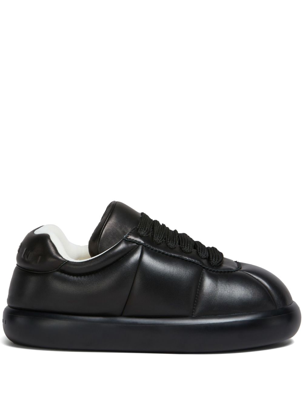 Marni Sneakers Black leather — Padded Men’s Sneakers
