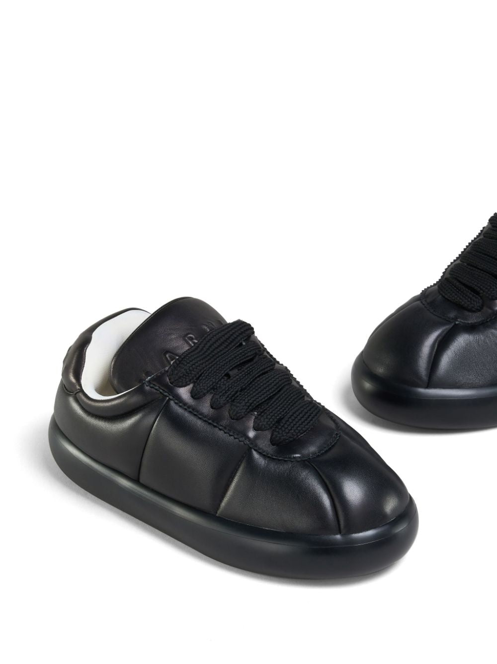 Marni Sneakers Black leather — Padded Men’s Sneakers