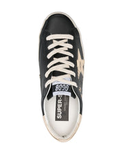 Golden Goose Super-Star sneakers in black calf leather