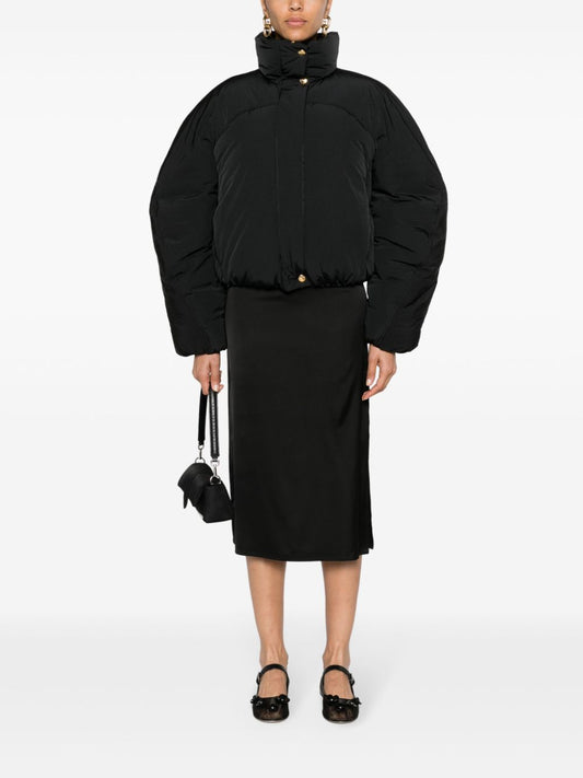Jacquemus Black Padded Cropped Coat
