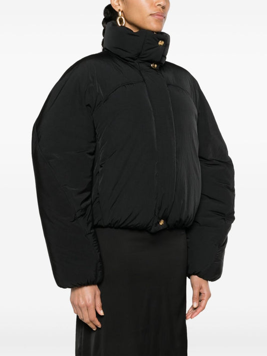 Jacquemus Black Padded Cropped Coat