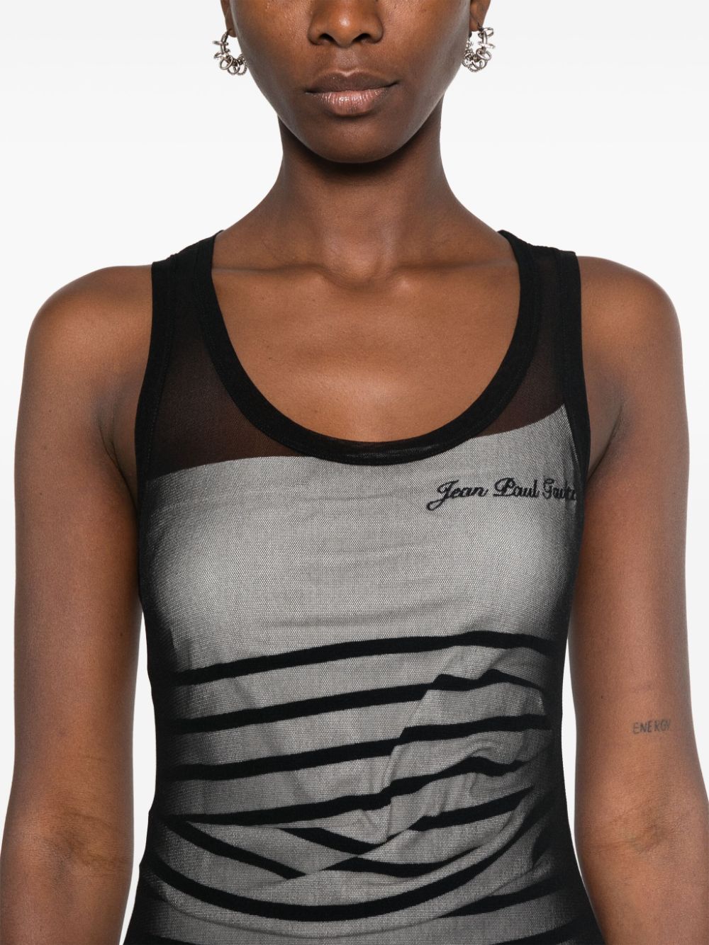 Jean Paul Gaultier Dresses Blue striped long dress