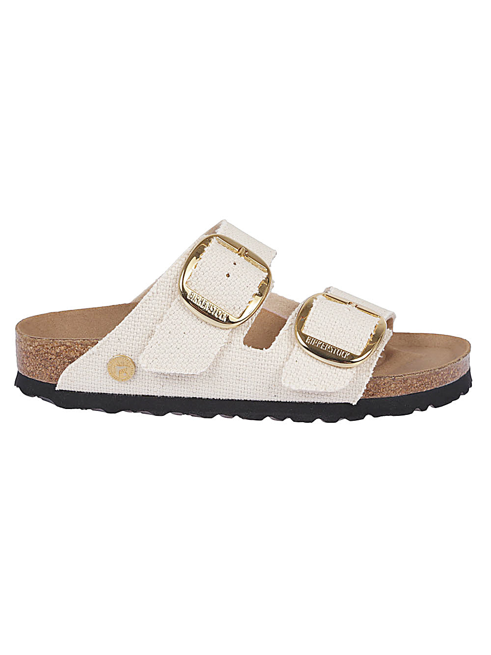 Birkenstock Sandals White woven canvas