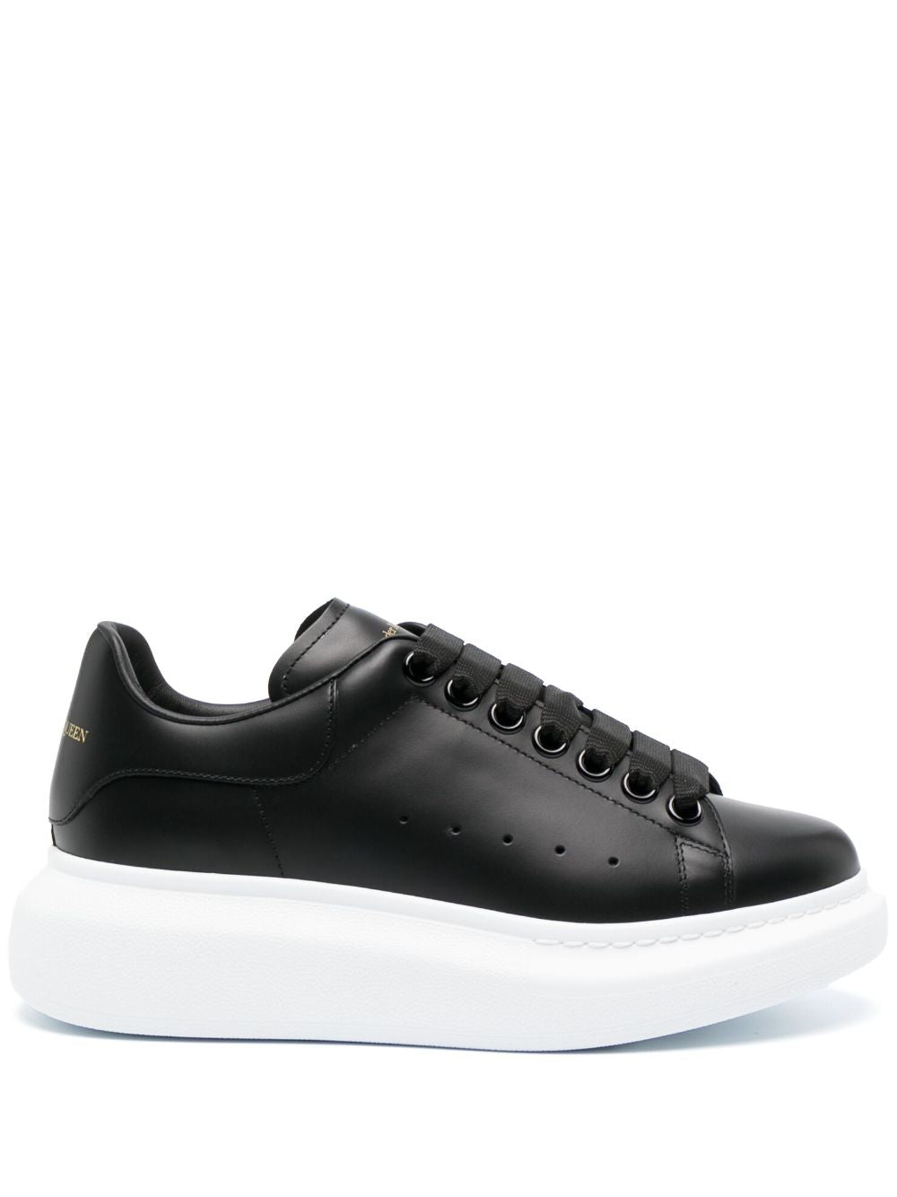 Baskets Alexander McQueen en cuir noir oversize