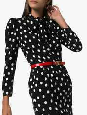 Valentino Garavani Belts Black calf leather reversible