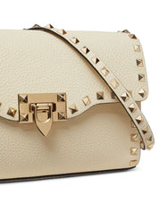 Valentino Garavani Alltime Grainy Calfskin Shoulder Bag