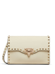Valentino Garavani Alltime Grainy Calfskin Shoulder Bag